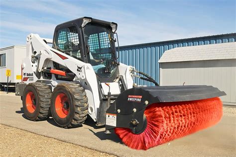 angle broom skid steer|bobcat angle broom attachment.